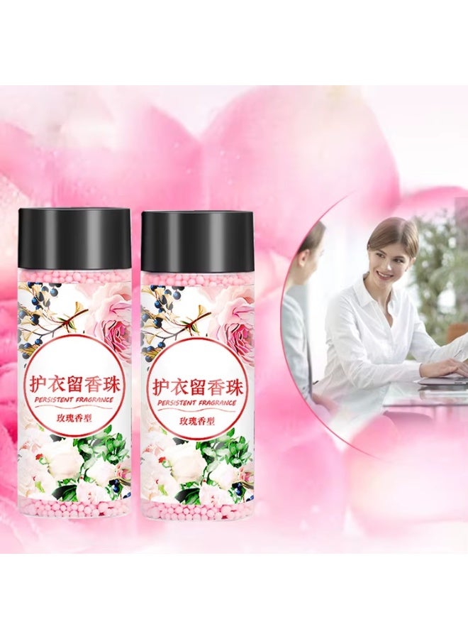 حبيبات عطر للغسيل برائحة الورد – معطر ملابس طويل الثبات – حبيبات عطرية للغسالة بتقنية الميكرو كبسلة – يزيل الروائح الكريهة - Image 2